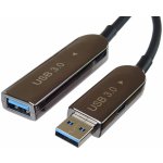 Premiumcord ku3fiber07 USB3.0 + 2.0 prodlužovací optický AOC, A/Male - A/Female, 7m