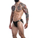 Cut4Men Jockstrap Desire Black Leatherette – Zboží Dáma