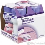 NUTRIDRINK COMPACT PROTEIN S PŘÍCHUTÍ JAHODOVOU POR SOL 4X125ML – Hledejceny.cz