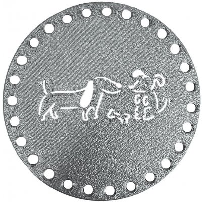 Pro Háčkování Podtácek Ø 10cm 5 mm psí kamarádi šedý – Zbozi.Blesk.cz