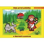 Teddies deskové O Červené Karkulce 26 x 17 cm Moje první pohádky 24 dílků – Hledejceny.cz
