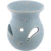 Aroma lampa Eden Keramická aroma lampa s výřezy a texturou - Modrá