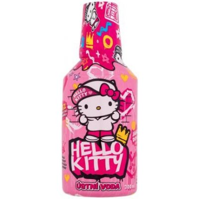 Hello Kitty Hello Kitty ústní voda s jahodovou příchutí pro děti 300 ml – Zboží Mobilmania