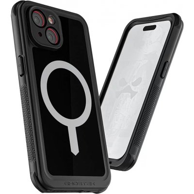Ghostek Nautical Apple iPhone 15 Plus Waterproof Case with Holster Clip čierne