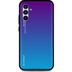 Pouzdro TopQ LUXURY Samsung A13 5G pevný duhový purpurový