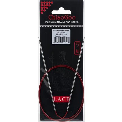 ChiaoGoo Red Lace 80cm 2.25mm – Sleviste.cz