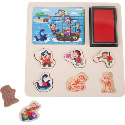 Small Foot Hero stamp and puzzle