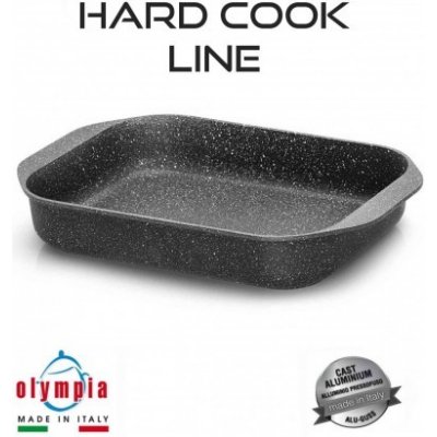 Olympia Zanetti pekáč HARD COOK 35x25cm z litého hliníku s minerálním kameninovým povrchem