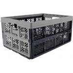 přepravka 48x35x24cm sklád., sever.šedá, nosn.16kg, plast – Zboží Dáma
