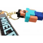 Přívěsek na klíče Bagito Dětská Minecraft Steve Pixel PKBA2355 – Zboží Mobilmania