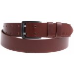 Black Hand pánský kožený opasek se dvěma trny 005-76 hnědý – Hledejceny.cz