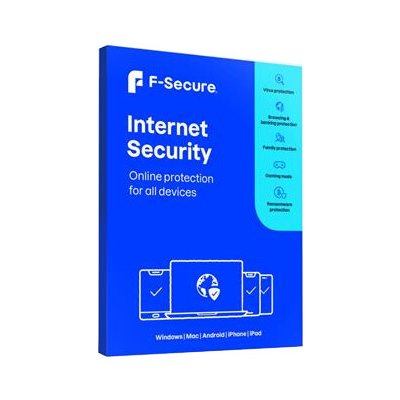 F-Secure Internet Security 3 lic. 1 rok (FCIPOB1N003E2) – Hledejceny.cz