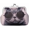 Peněženka Peněženka s kočkou v brýlích 18*10 cm