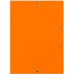 Donau spisové desky s gumičkou A4, prešpán, oranžové – Zboží Mobilmania