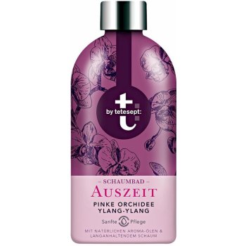 Tetesept Auszeit Odpočinek růžová orchidej a ylang-ylang pěna do koupele 420 ml