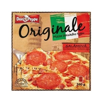 Don Peppe Originale Pizza salámová 360 g – Zboží Mobilmania