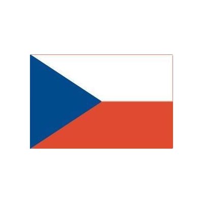 Stolní vlaječka ČR - praporek s návlekem 16,5 × 11