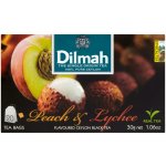 Dilmah Peach & Lychee čaj černý broskev a liči čínské 20 x 1,5 g