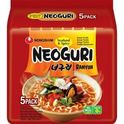 Nongshim instantní nudle Neoguri Ramyun Hot 5 x 120 g – Zboží Dáma