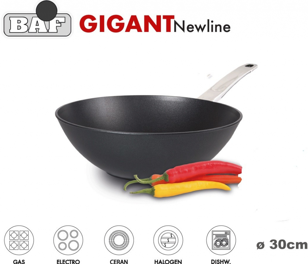 BAF gigant new line + víko indukce wok 30 cm
