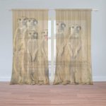 Sablio Záclony Surikaty: 2ks 150x250cm – Hledejceny.cz