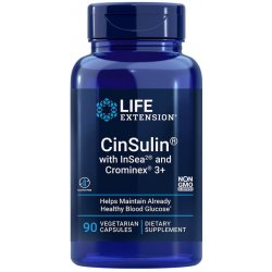 Life Extension CinSulin with InSea2 and Crominex 3+ 90 vegetariánská kapsle