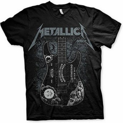 Metallica tričko Kirk Hammett Ouija Board Guitar – Hledejceny.cz