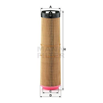 Vzduchový filtr MANN-FILTER C 12 178/1 (C12178/1) – Hledejceny.cz