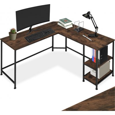 tectake 404231 hamilton industrial tmavé dřevo – Zboží Mobilmania