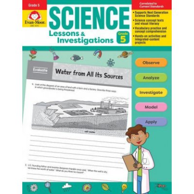 Science Lessons and Investigations, Grade 5 Educational Publishers Evan-MoorPaperback – Zboží Mobilmania
