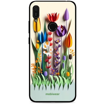 Pouzdro Mobiwear Glossy Huawei Y6 2019 / Honor 8A - G015G Barevné květinky – Zboží Mobilmania