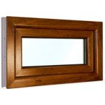 SkladOken.cz Okno sklopné 75x42 cm bílá zlatý dub – Sleviste.cz