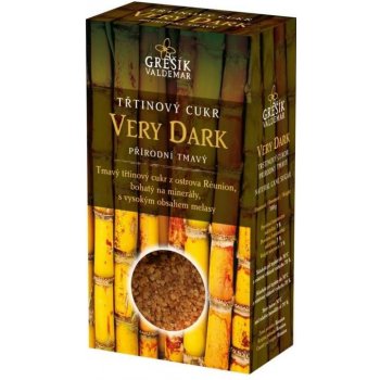 Grešík cukr Very Dark třtinový přírodní tmavý 300 g