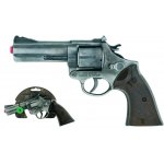 Alltoys policejní revolver gold colection stříbrný kovový 12 ran – Hledejceny.cz