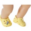 Výbavička pro panenky Zapf Creation Baby Born Gumové sandálky žlutá