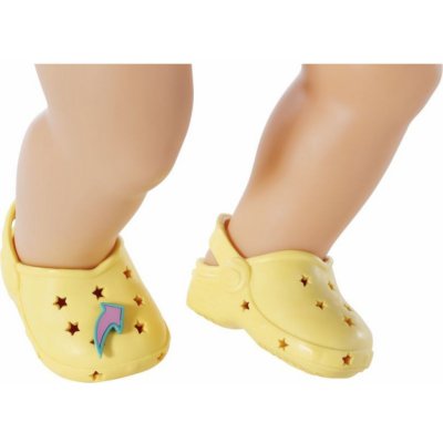 Zapf Creation Baby Born Gumové sandálky žlutá