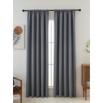 MKLuzkoviny.cz Blackout závěsy Ricardo šedé - 140 x 250 cm (2ks) - řasící stuha – Zboží Mobilmania