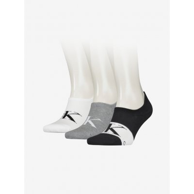 Calvin Klein pánské ponožky 3 páry Černá – Zboží Mobilmania