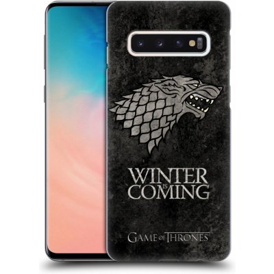 Pouzdro Head Case Samsung Galaxy S10 Hra o trůny - Stark - Winter is coming