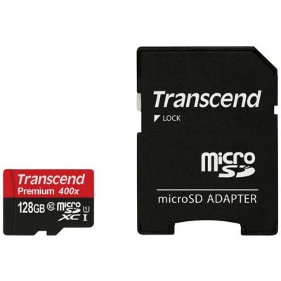 Transcend microSDXC UHS-I U1 128 GB TS128GUSDU1 – Zboží Mobilmania