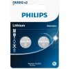 Baterie primární Philips CR2032 Lithium 2ks CR2032P2/01B