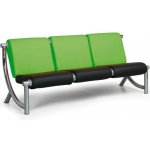 B2B Partner JAZZY II 3-místná zelená/černá – Zboží Mobilmania