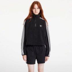 adidas Polar Fleece Half Zip Loose Sweatshirt Black