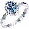 Prsteny Royal Fashion stříbrný pozlacený prsten Alexandrit DGRS0032 WG