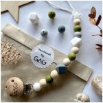 Gag design Klip na dudlík bez jména Drždudlík Zelenáč – Zboží Dáma