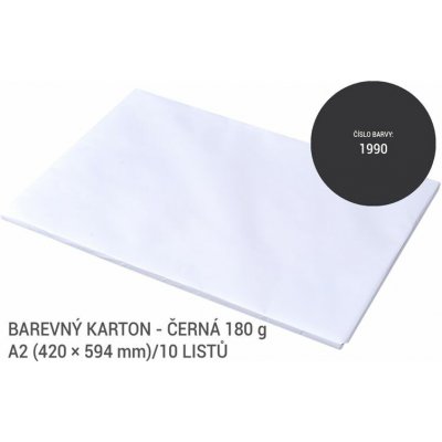 Kreslicí karton A2/180g/10lis černá – Hledejceny.cz