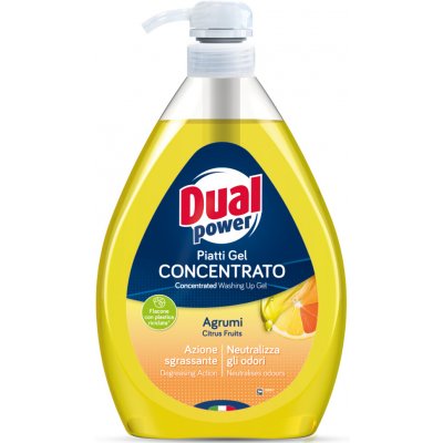 Dual power koncentrovaný gel na nádobí Citrusy 1 l – Zboží Mobilmania