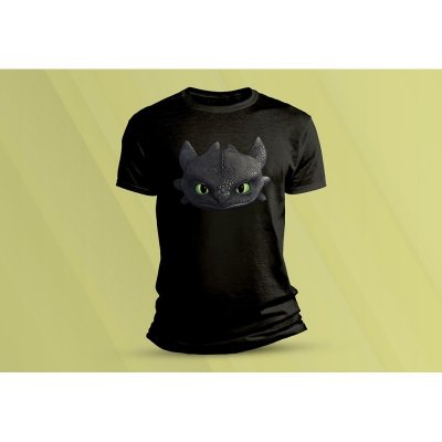 Sandratex dětské bavlněné tričko Bezzubka černá – Sleviste.cz