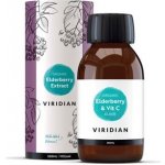 Viridian Elderberry Extract + Vitamin C Organic 0,1 l – Zbozi.Blesk.cz