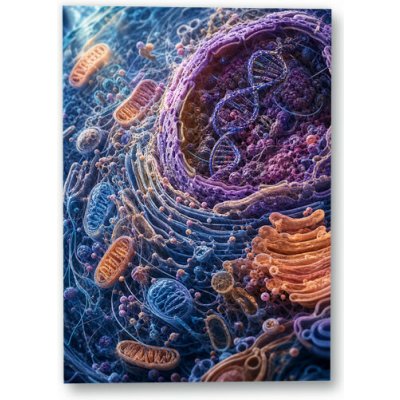 Plakát – DNA uvnitř buňky Bez rámu Bez rámu Ano 35 × 50 cm – Hledejceny.cz